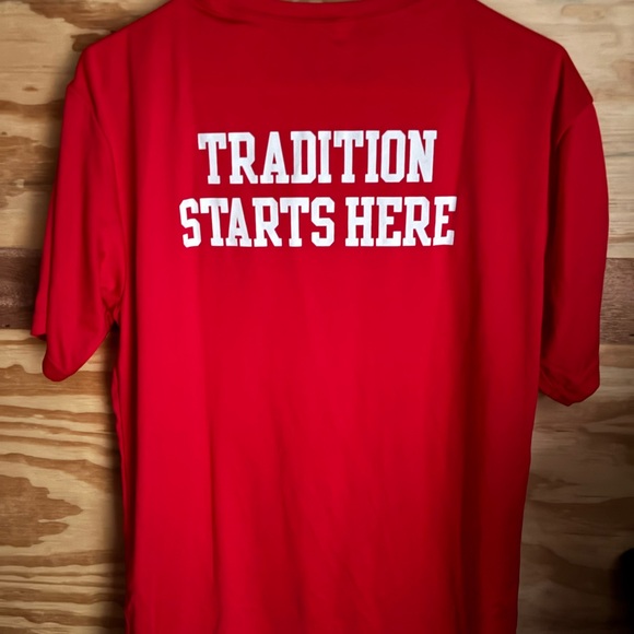 Red Patriots Logo Men's Shirt size small - Picture 5 of 5